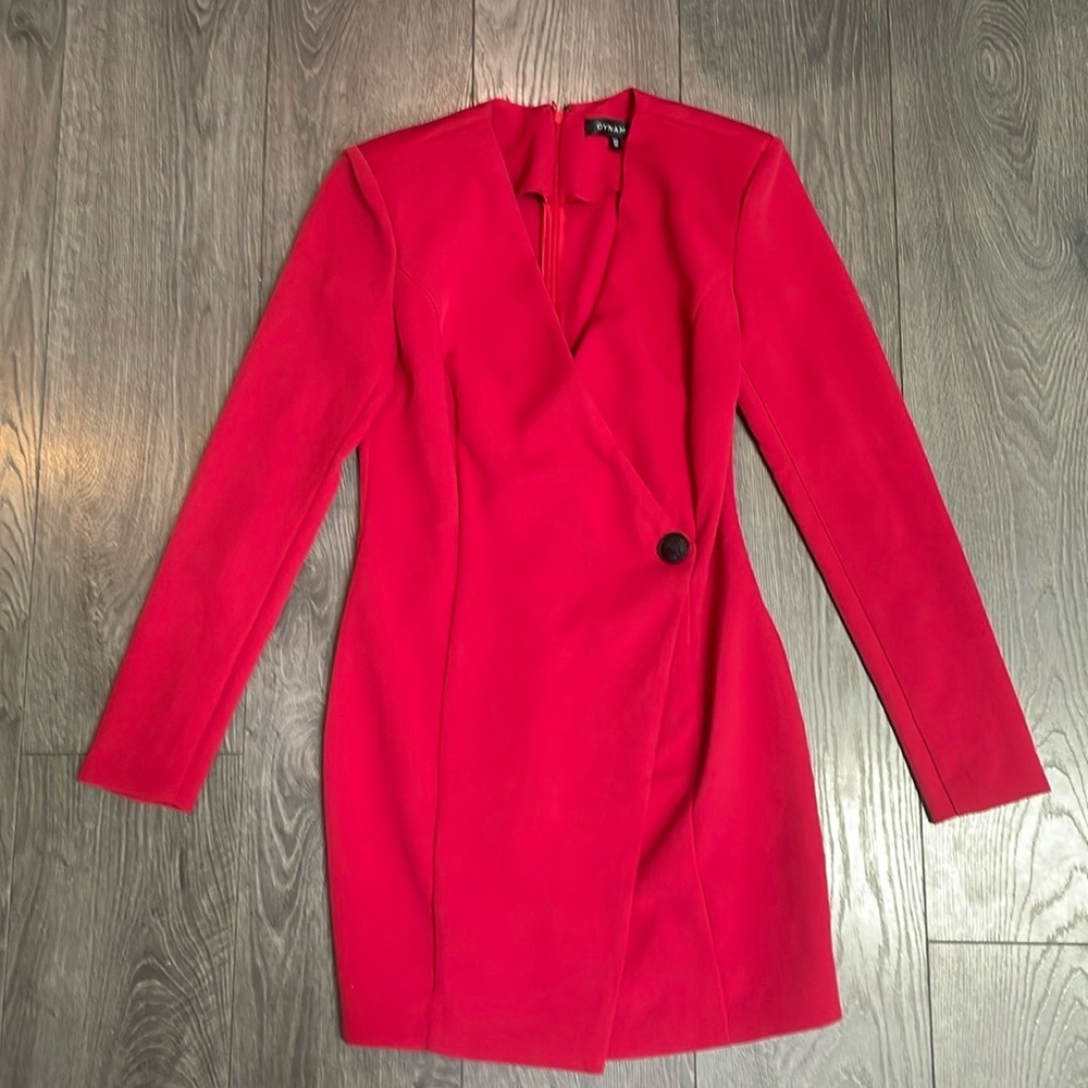 Dynamite Red Blazer Dress size small